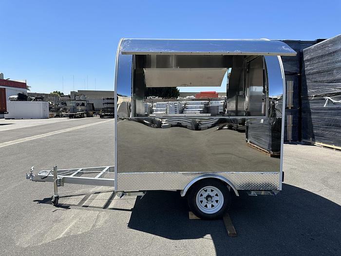 77 in Billy Food Vending Trailer Mobile Concession Both windows FT27