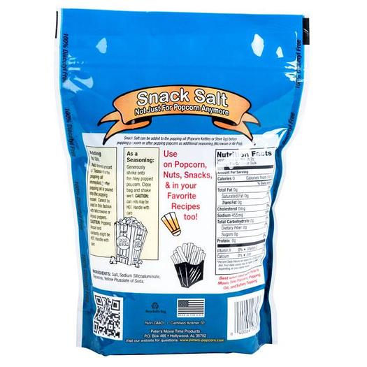 Great Western 35 oz. White Popcorn Salt 12 / Case