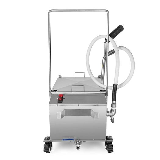 40L Oil Filter Oil Filtration System Cart Filtering Machine 80LBS Fryer Filter