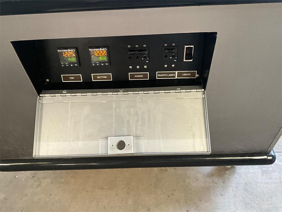 Used Custom deli 2 tier food warmer heated cabinet
