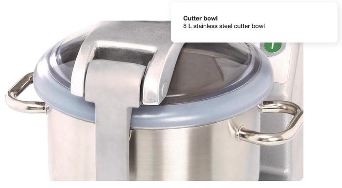 Robot Coupe - Vertical Food Processor 8 L SS Bowl - R8