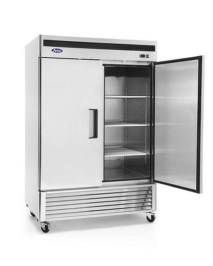 2 solid door upright freezer - BOTTOM MOUNT