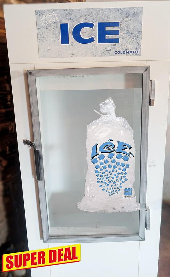Used Ice display Freezer -glass door display