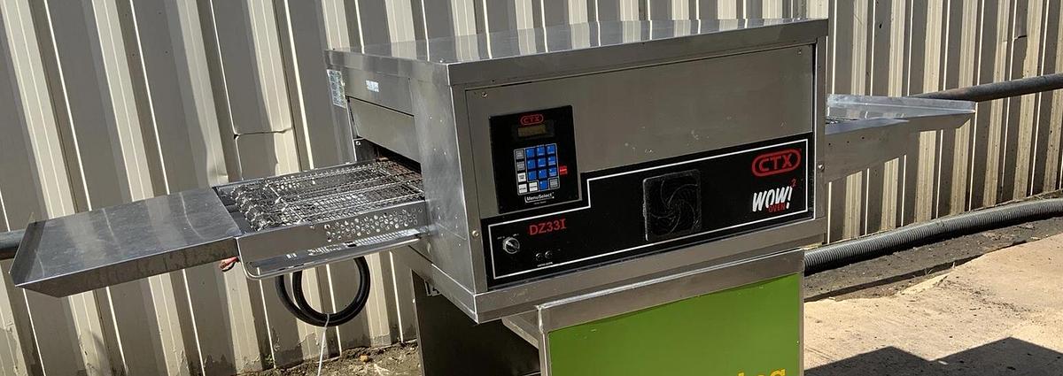 Used 2019 Middleby Marshall CTX DZ33I Infrared Radiant conveyor pizza oven melt