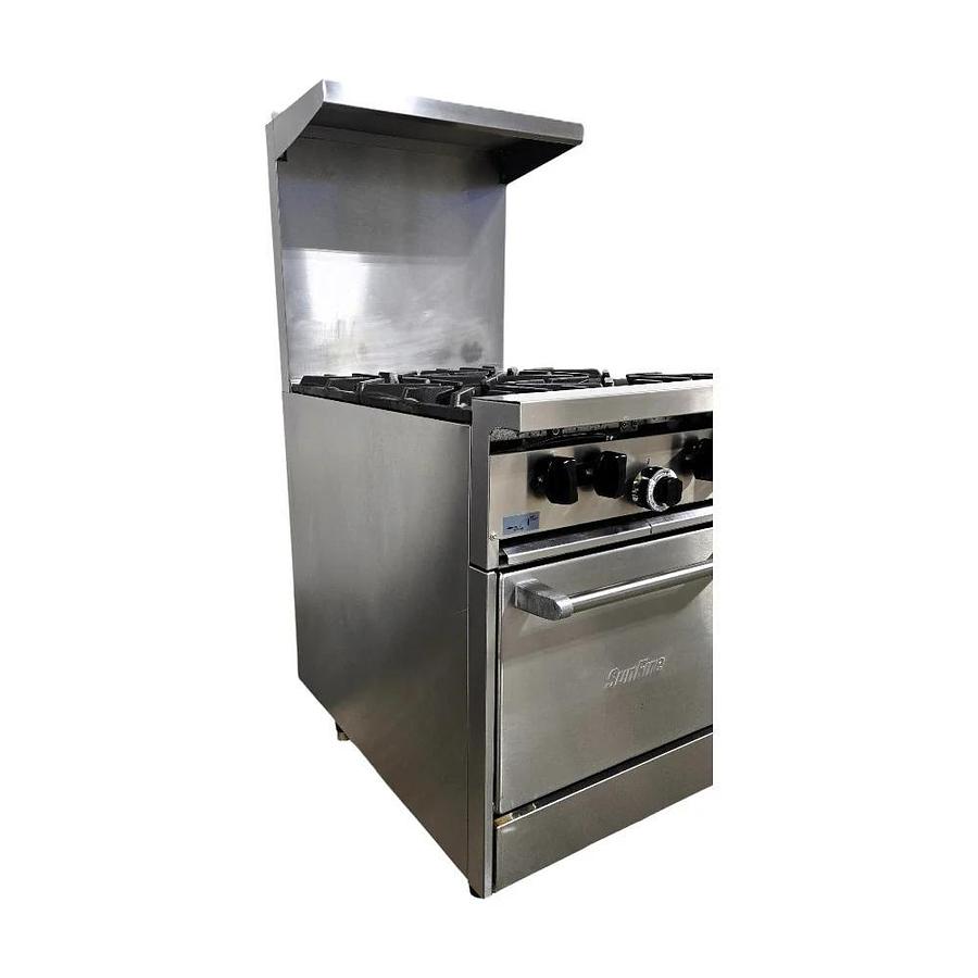 Used Garland X24-4L Range - 4 Burner - Natural Gas