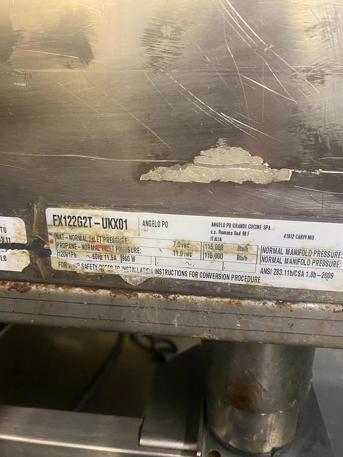 Used GBS by Angelo Po Gas  Combi Oven