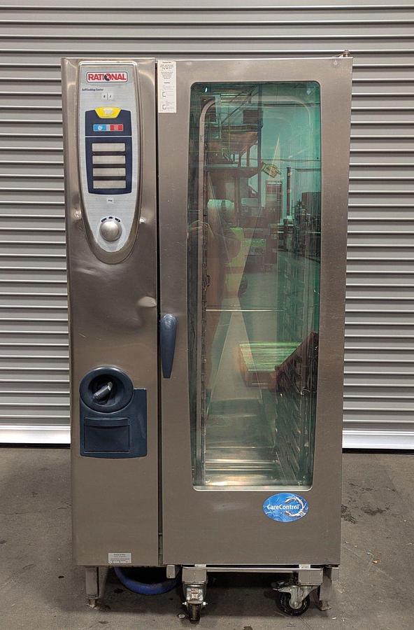 Used Rational SCC201 Electric Selfcooking Center Electric 20 pan Combi Oven