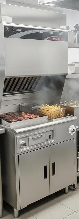 Used Wells Wv-fg ventless fryer griddle only - INSTANT RESTAURANT - BIG REVENUE MAKING