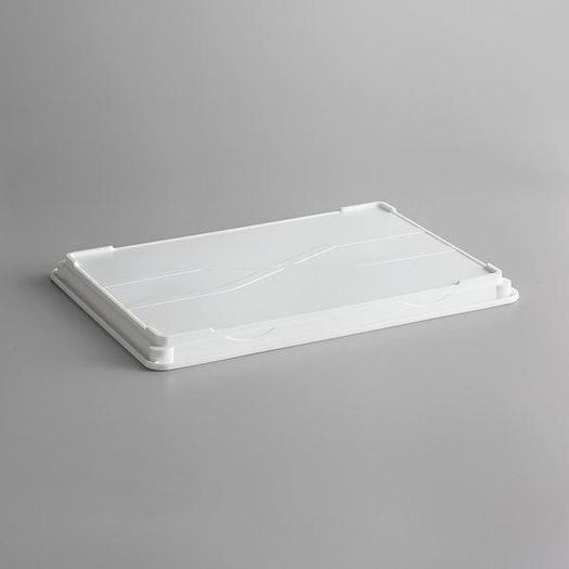 18" x 26" White Heavy-Duty Polypropylene Dough Proofing Box Lid