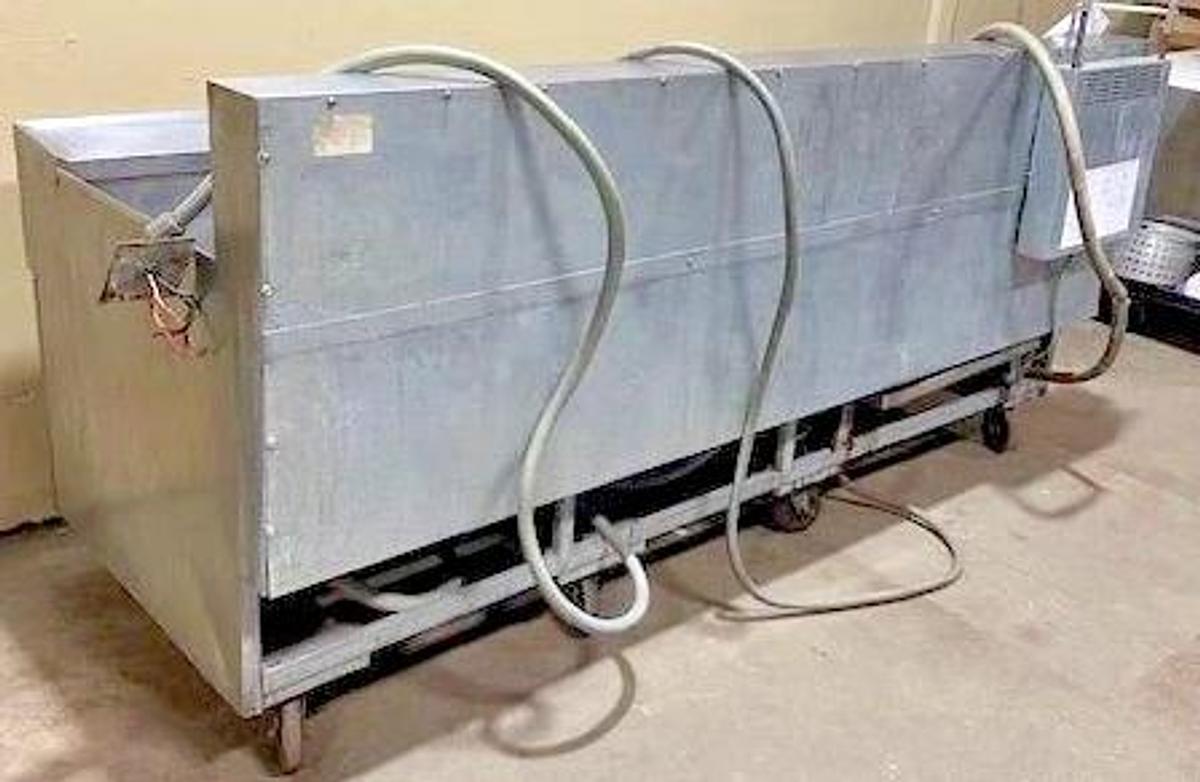 Used "FRYMASTER FPC128/236" ELECTRIC 2 FRYING WELLS, DUMP STATION, PASTA COOKING WELL