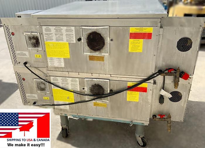 Refurbished Middleby Marshall PS638G Gas Conveyor PIzza Oven - double stack