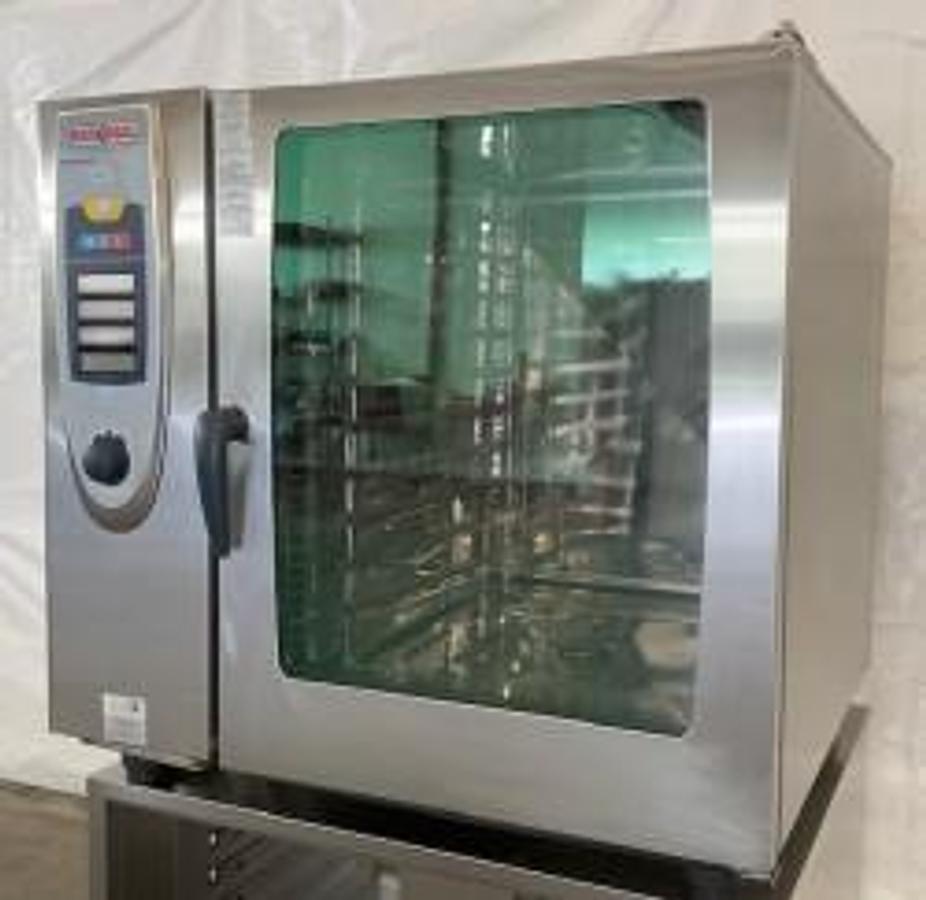 Used Rational Combi Oven Gas SCC102 on Stand