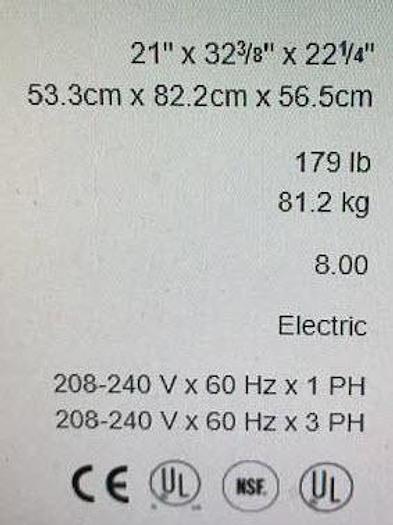 Used Cleveland counter top steamer - nice condition - warranty