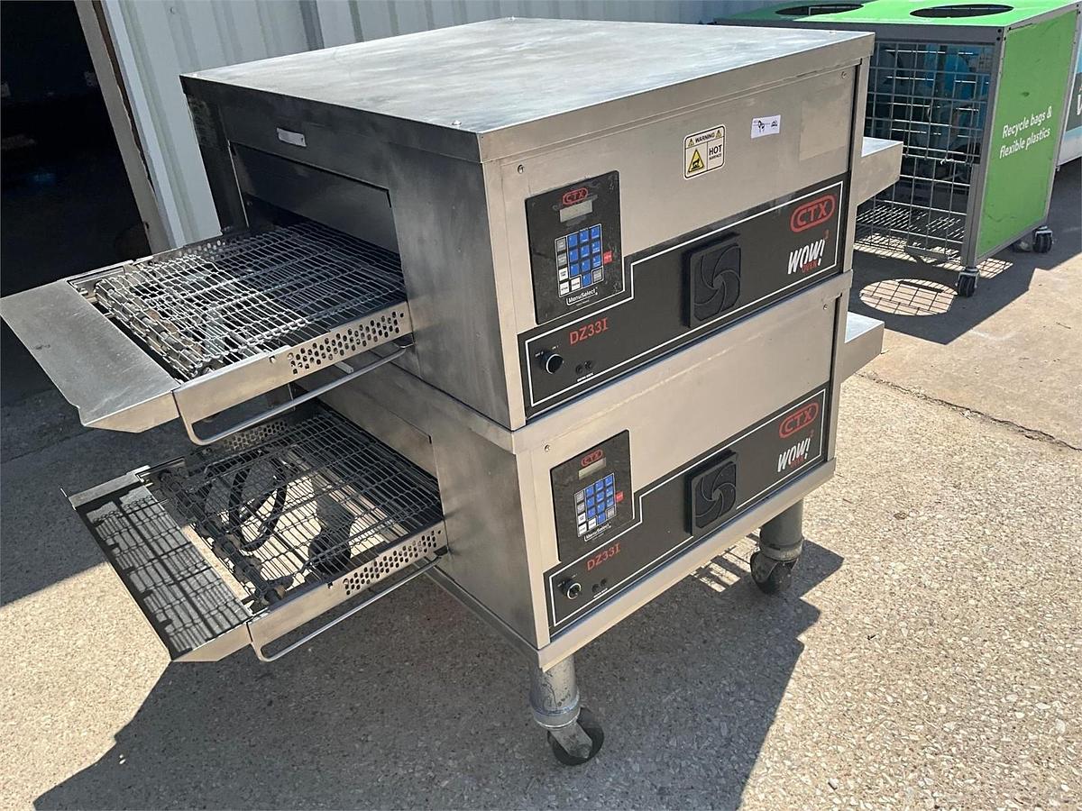 Used 2021 CTX conveyor oven double stack with stand
