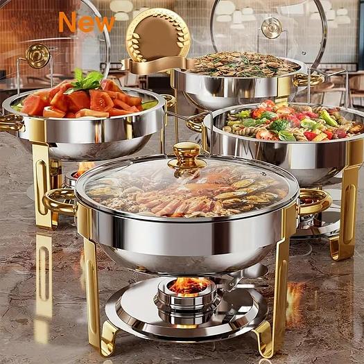 Round chafing dish