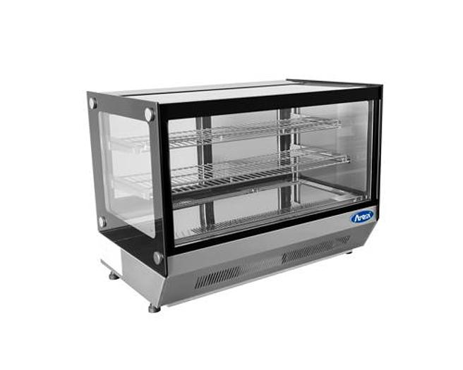 27.6" wide counter top square type display case