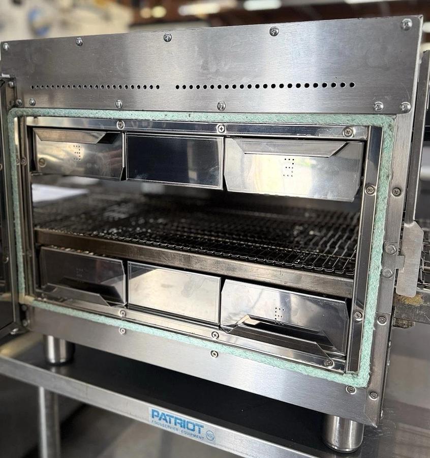 Used Moretti-Forni-T64EULV-Electric-Conveyor-Pizza-Oven-W-Stand