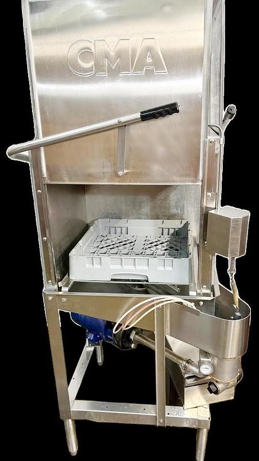 Used CMA Low Temperature Upright Dishwasher - CORNER MODEL