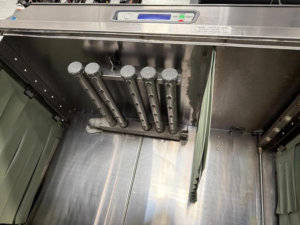 Used Hobart CL44E Commercial Dishwasher Conveyor Dishwasher Rack-Type