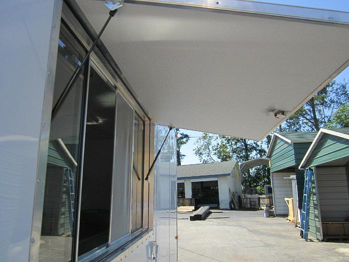 36 x 36" Concession Stand Trailer Serving Window Awning Food Truck Service Door