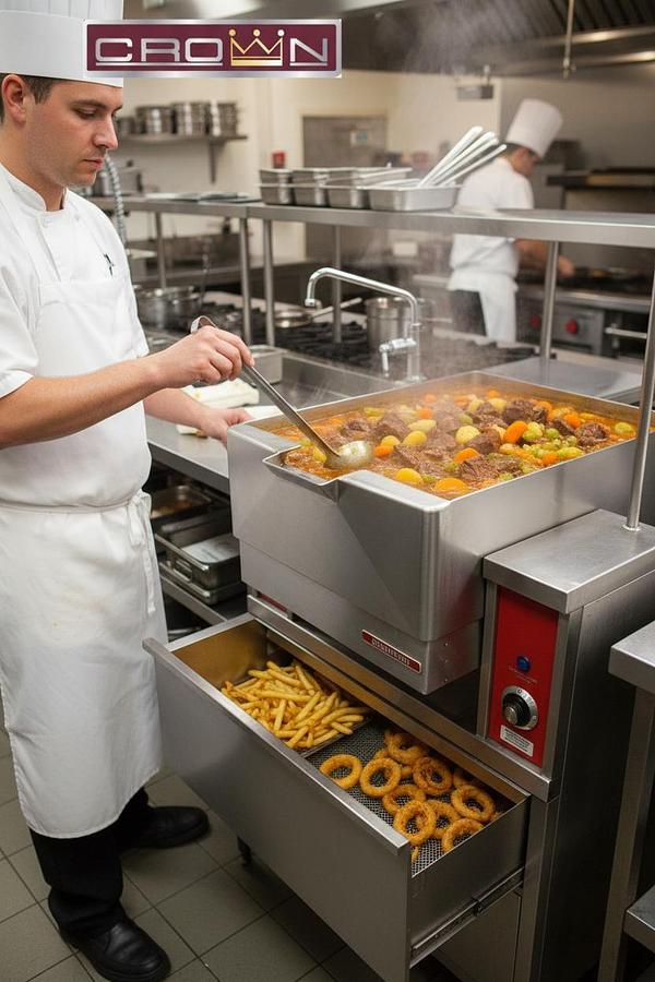 Used Titling Steam Kettle - profit maker