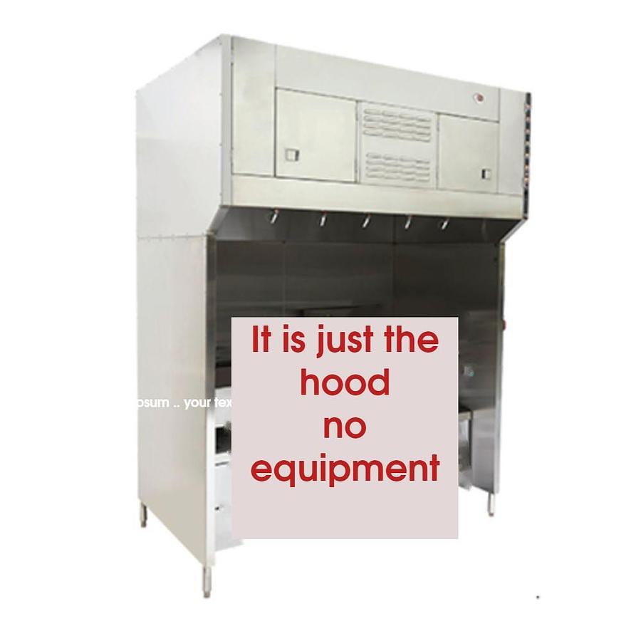 Used Gilles 72" ventless hood - very good condition