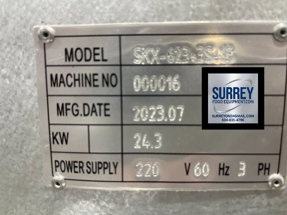 Used SINMAG 3 Deck 6 Tray Commercial Electric Deck Oven – Near new conditiona 2023