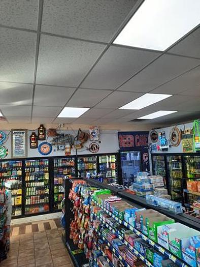 Used Walk in cooler with 9 glass doors - excellent condition - SEE DIAGRAM FOR DIMENSIONS