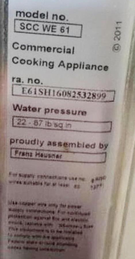 Used Rational oven with ventless hood system