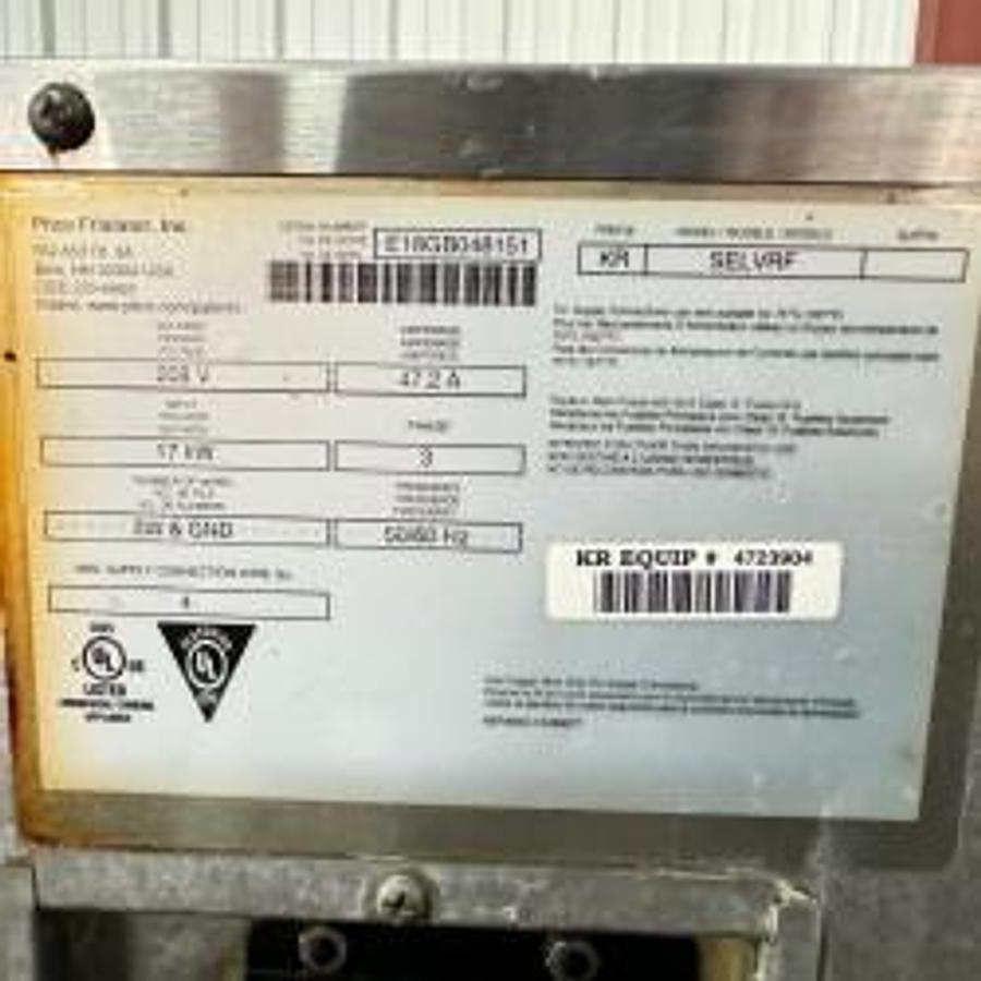 Used Pitco High Output Fryer Electric Dual with Filtration SELVRF Chicken