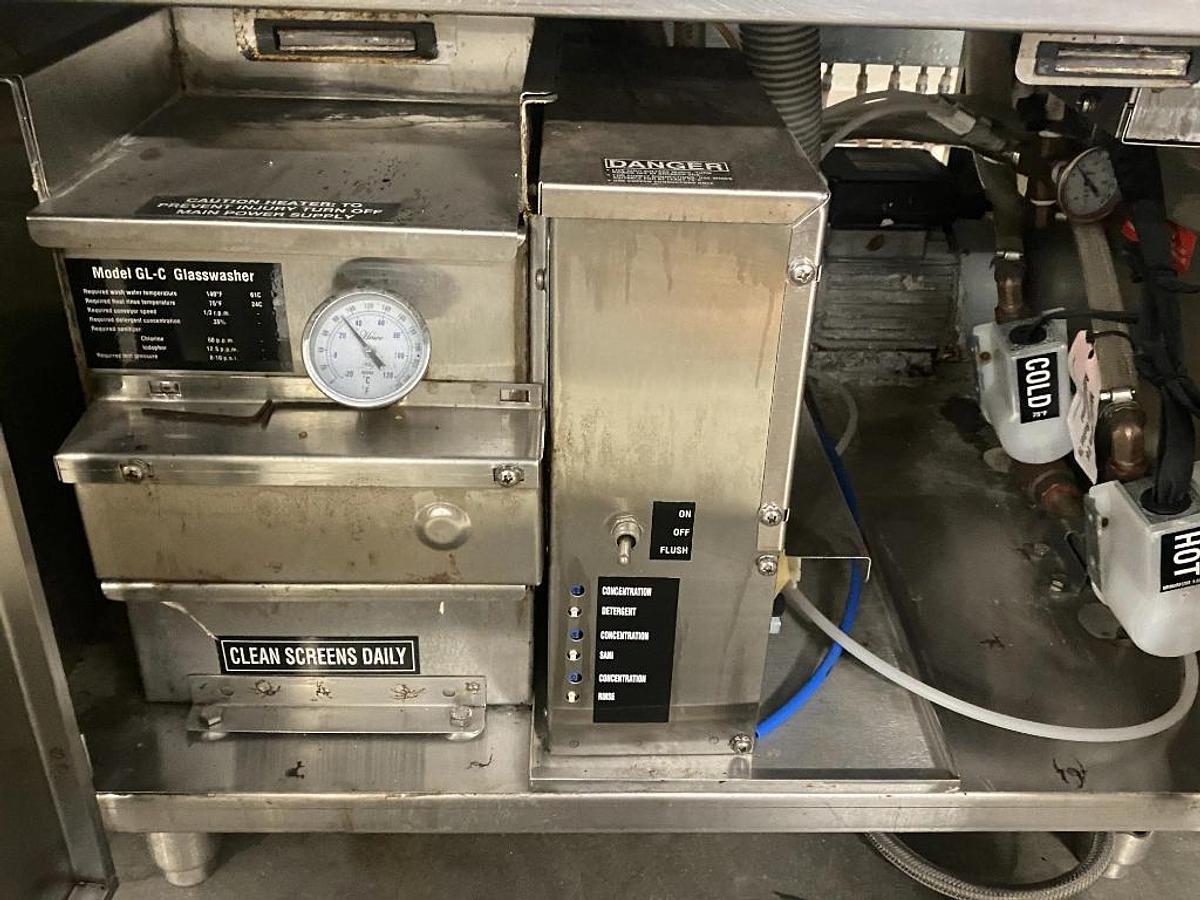 Used CMA model GL-C rotary Glass Washer