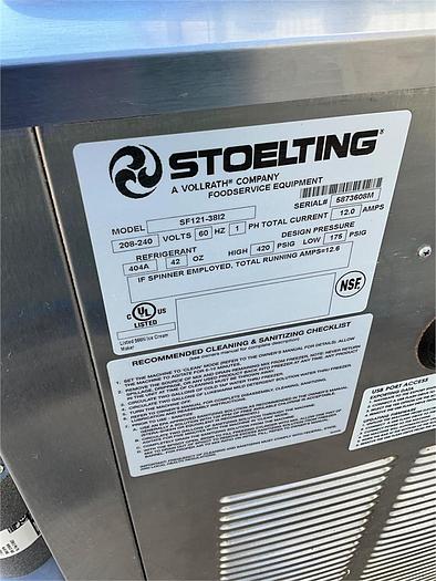 Used Stoelting ice cream machine