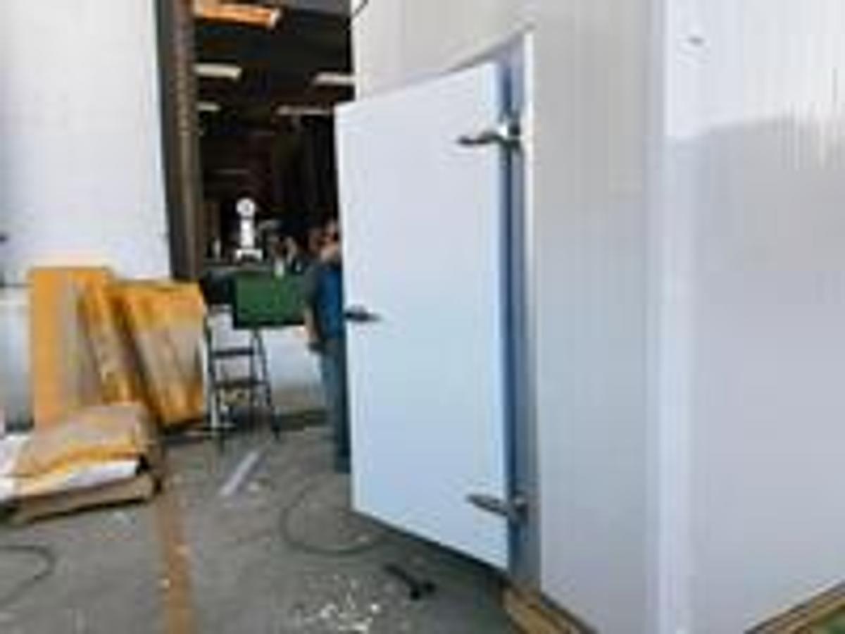 Used Walk in Freezer Man Door Heated