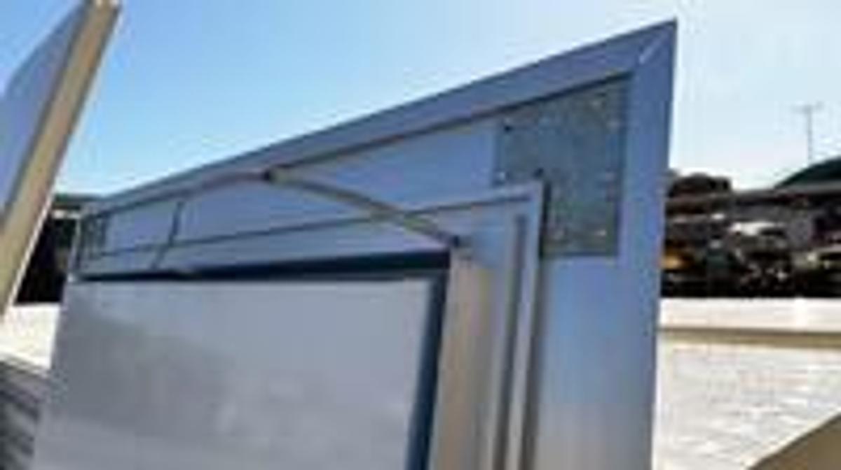 Used Walk in Freezer Man Door Heated