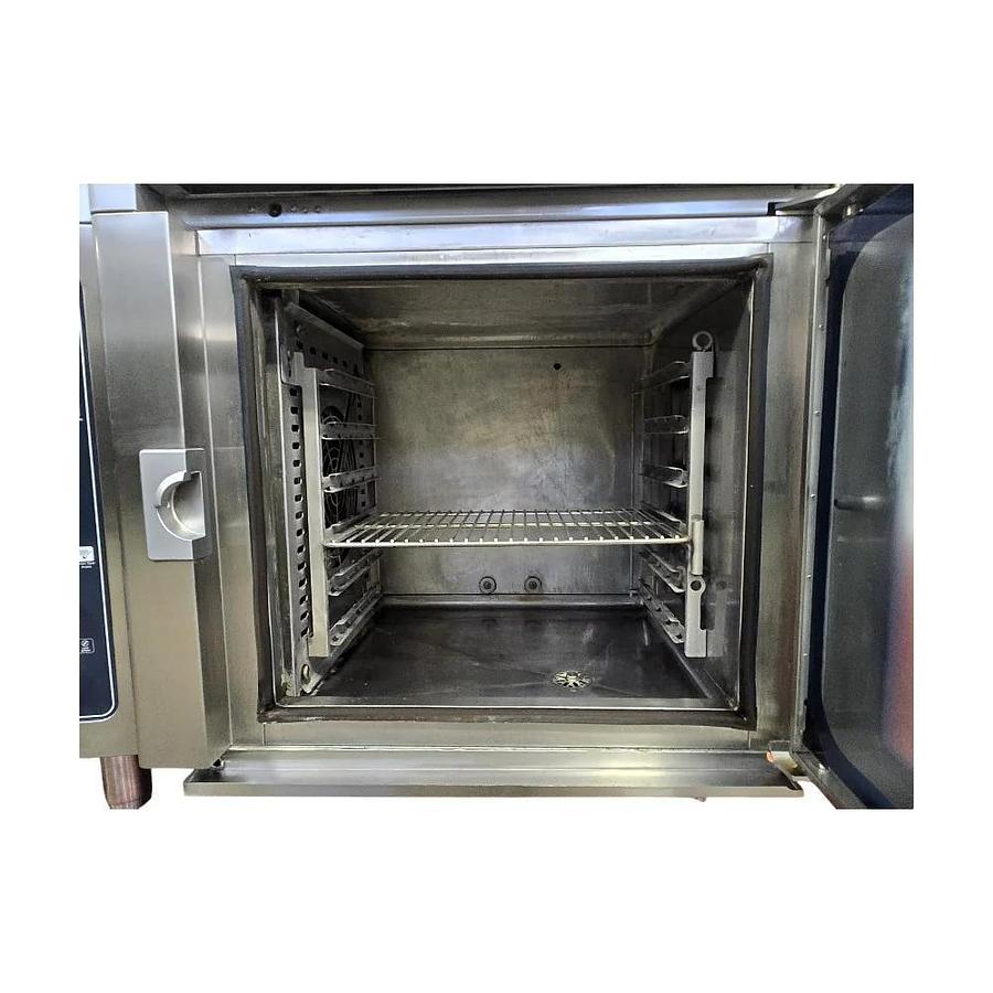 Used Alto-Shaam 6.10 ESIVHS Combi Oven With Stand and Hood -90 day warranty