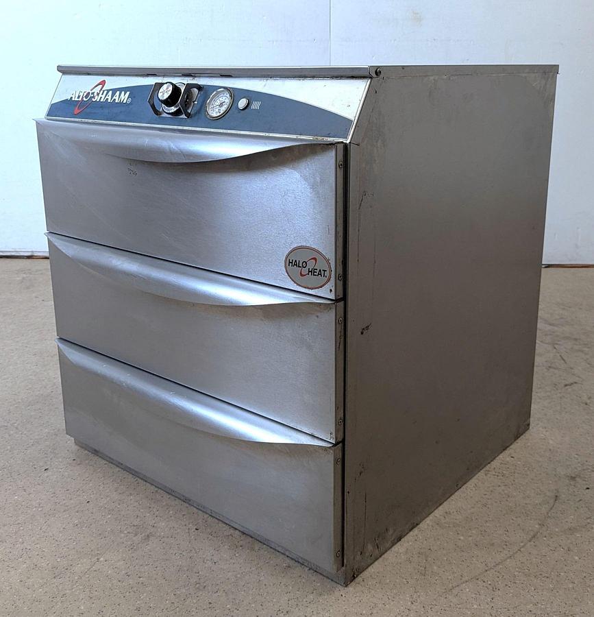 Used Alto Shaam 500-3D Halo Heat Triple Warming Drawers