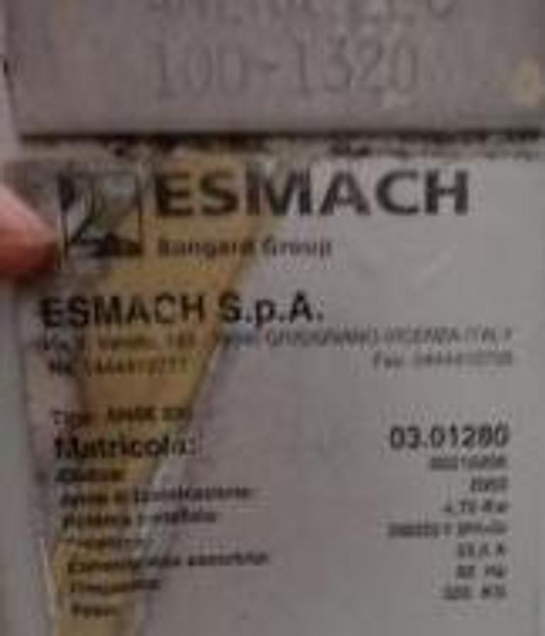 Used Esmach fixed bowl mixer