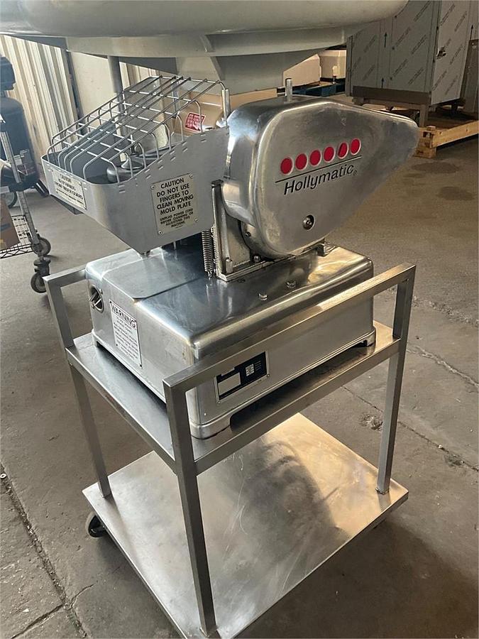 Used Hollymatic Super 54 hamburger patty machine