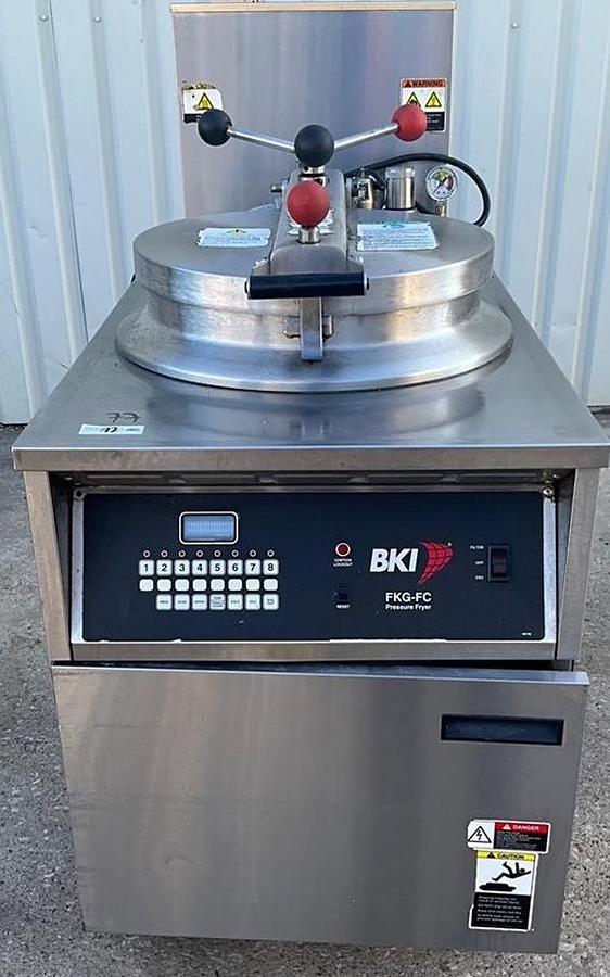 Used  BKI gas pressure fryers - 8 available