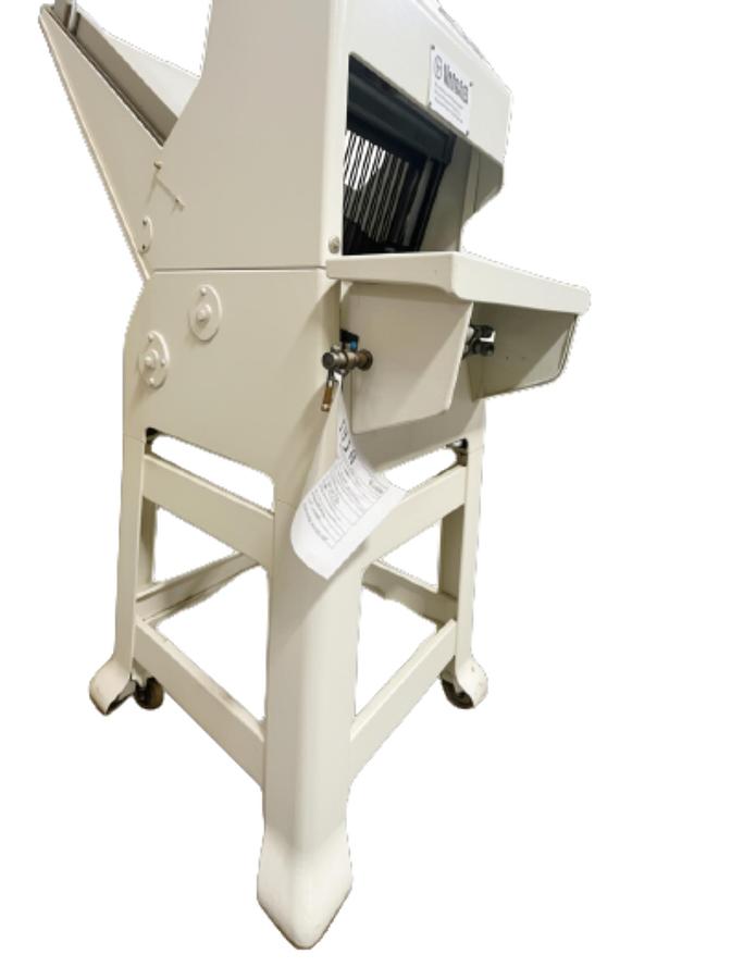 Used Oliver 797-32NC 1/2" Commercial Bread Slicer on Castors 120V
