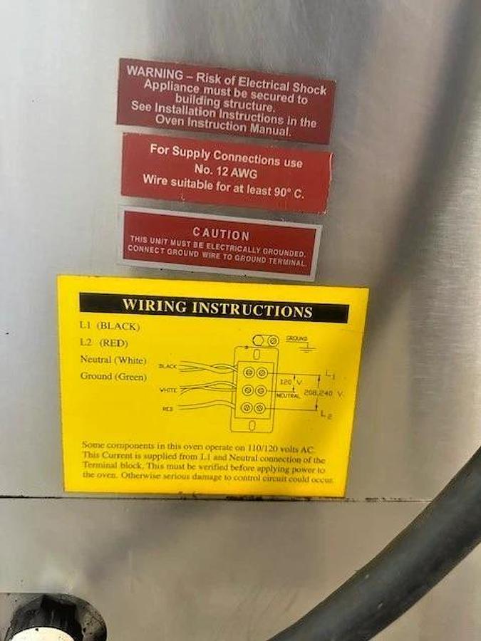 Used SOUTHERN PRIDE DH-65 SMOKE CHEF COMMERCIAL SMOKER ROASTING OVEN/BBQ PIT,208V 1PH