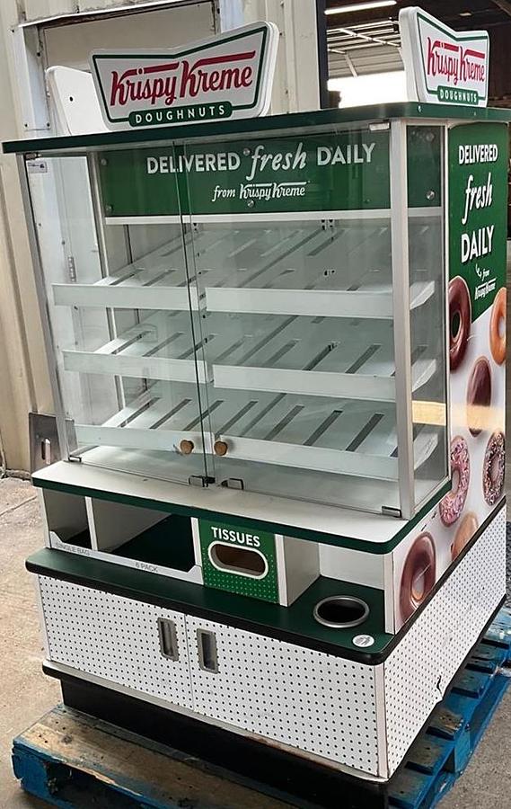 Used Krispy Kreme bakery display case