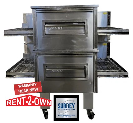 Used   Zesto CG3632 Double Stacked Conveyor Pizza Oven - Nat Gas