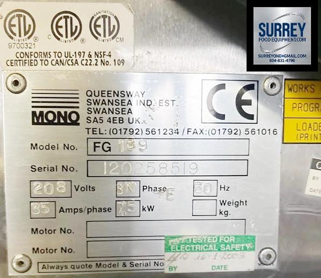 Used Belshaw BX ECO-TOUCH CONVECTION OVEN