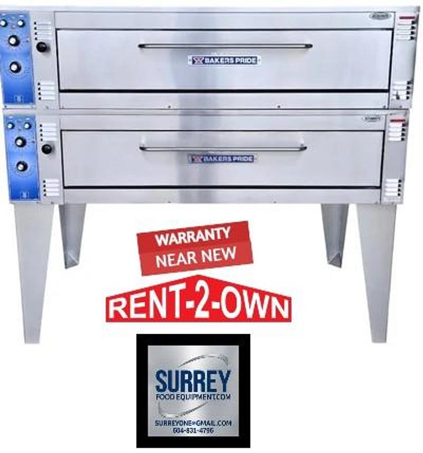 Used Bakers Pride EB-8-5736 Double Deck Pizza Oven