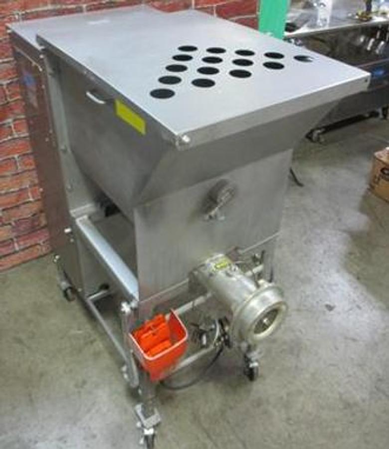 Used Biro Model AFMG-24 Commercial Meat Mixer/Grinder With Foot Pedal 