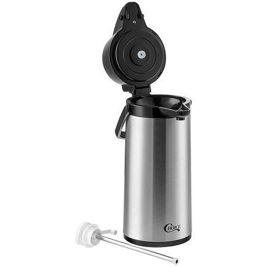 2.2 Liter Glass Lined Stainless Steel Airpot with Lever