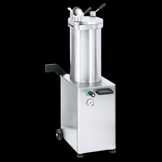 Trento 48 lb (22 kg) Hydraulic Piston Sausage Stuffer Stainless Steel – 110V, 1300W (1.75 HP) - SEE VIDEO