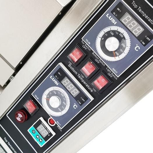 220V Commercial Three-layer Electric Pizza Oven Six-plate 19.8KW - BIG SAVINGS PRICE SLASHED