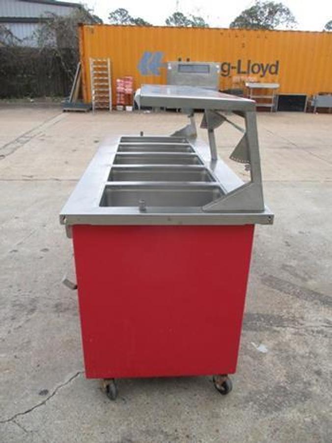 Used SHELLEYGLAS 5 BAY STEAM TABLE